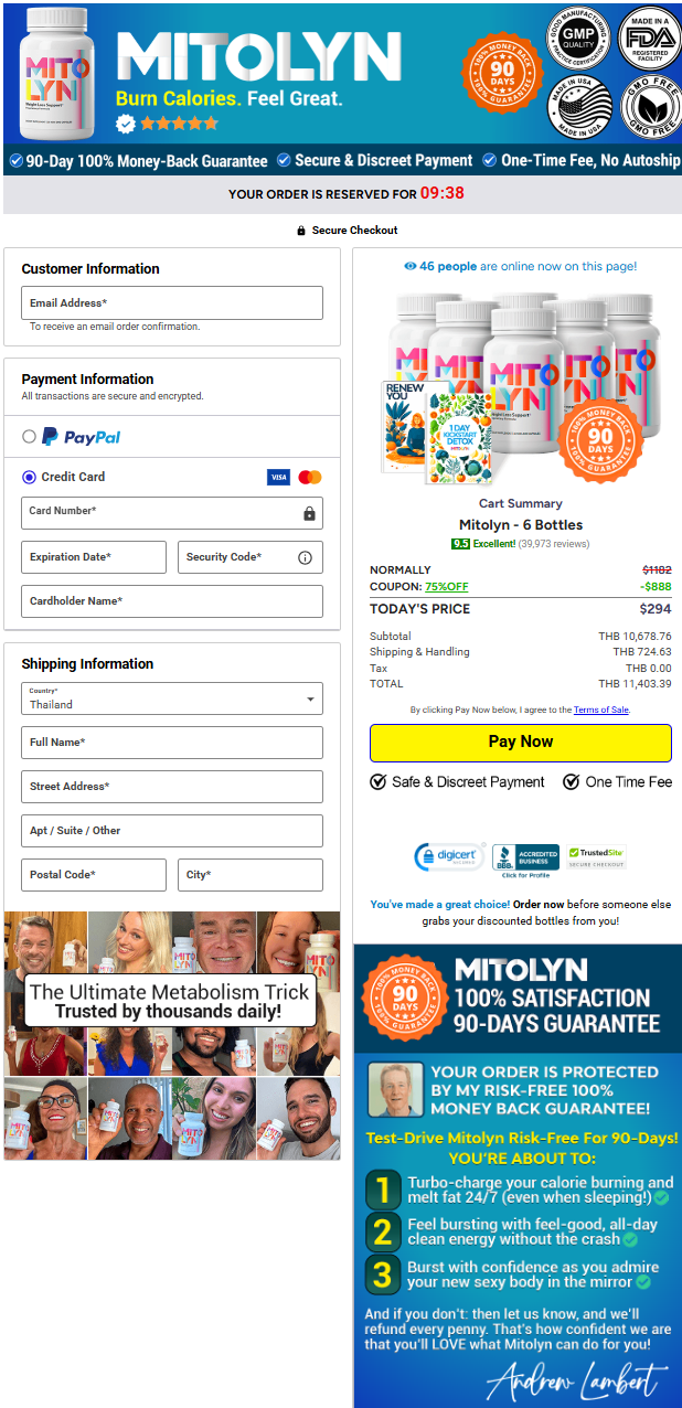 Mitolyn Official Website Secure Order Page